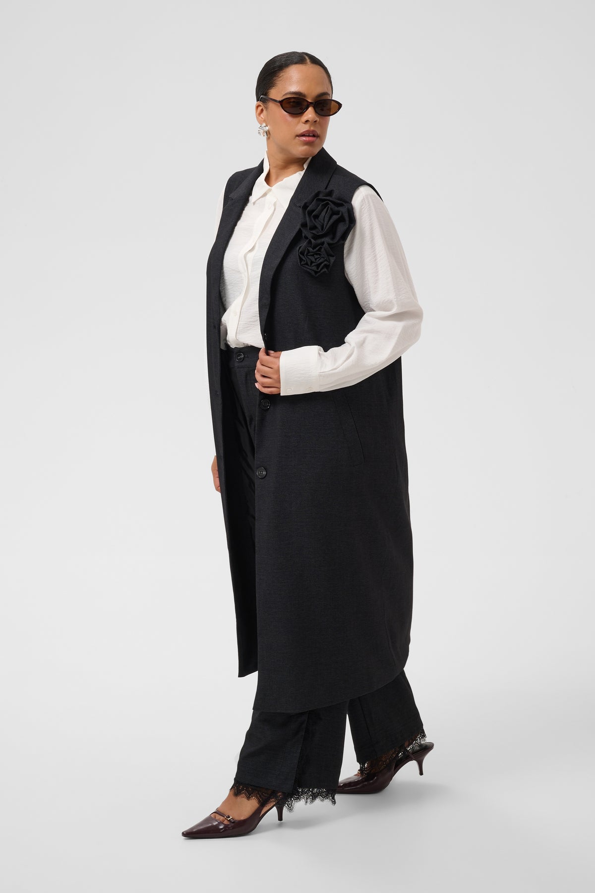Kaffe curve Gilet 10584426 100125 foto 4