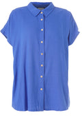 Gozzip Blouse G262017 BLUE
