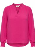 Only Carmakoma Blouse 15285157 178879-Raspberry
