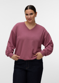 Vero Moda Curve Trui 10351950 241235-Renaissance Rose