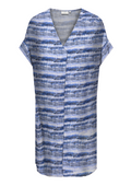 Only Carmakoma Jurk 15372194 177937001-Ultramarine/GRAPHIC WAVES