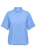 Only Carmakoma Blouse 15369516 260518001-Riviera/CLOUD DANCER