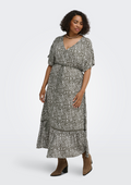 Only Carmakoma Jurk 15375685 303968001-Smokey Olive/SUMMER TRIBE