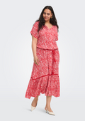 Only Carmakoma Jurk 15375685 178934001-Poinsettia/SUMMER TRIBE