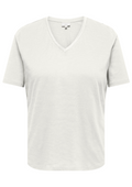 Only Carmakoma LM T-Shirt 15372102 177922-Cloud Dancer