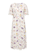 Only Carmakoma Jurk 15323369 177922011-Cloud Dancer/FAVORITE FLOWER