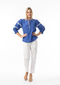 Orientique Top 32456 Blue